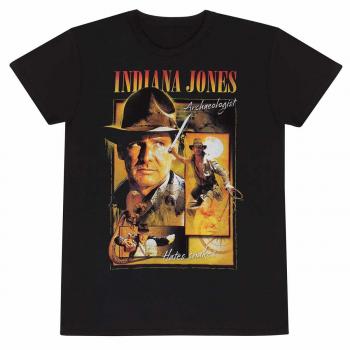 Camiseta de Indiana Jones - Hommage - S XXL - para Hombre - Negro