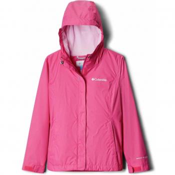 Columbia Arcadia Chaqueta Impermeable, Pink Ice, Extra-Small para Niñas
