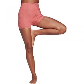 Adidas Mallas Cortas Yoga Studio Luxe Fire Super-high-waisted Rojo M Mujer