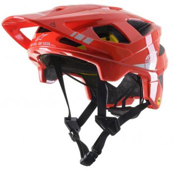 Casco de MTB Alpinestars Vector Tech A2 MIPS rojo plata - Talla M