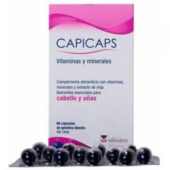 Capicaps Cabello y Uñas 60 Cápsulas Menarini