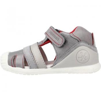 Sandalias Niño Marca Biomecanics Modelo 222146B Color Gris Marengo