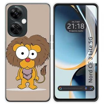 Funda de Silicona Personalizada para OnePlus Nord CE 3 Lite 5G con Diseño de León
