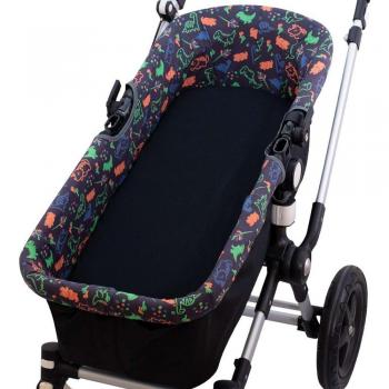 Funda Cubre Capazo Universal Jyoko Happy Dino para Bugaboo Cameleon, Inglesina y Uppababy