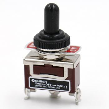 Heschen Interruptor de palanca de metal, RT1122FS, SPDT, tipo momentáneo,