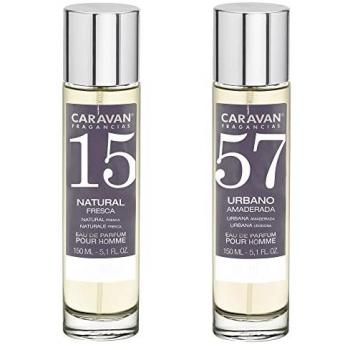 Set de 2 Perfumes Caravan Hombre Nº57 y Nº15 Multicolor