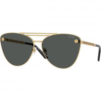 Versace VE2267 100287 Women's Cat-Eye Sunglasses Gold Size 64
