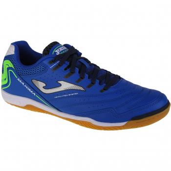 Zapatillas de fútbol sala Joma Maxima 2304 Indoor Royal Verde Flúor para hombre