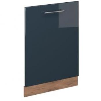 Panel frontal de lavavajillas Fame-Line, Azul oscuro brillante, 60 cm sin encimera, Vicco