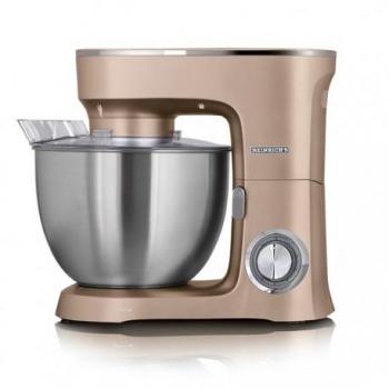 Máquina de Amasar Dorada HKM 8078, 8.0L, 1500W, con 3 Accesorios y Función Pulse