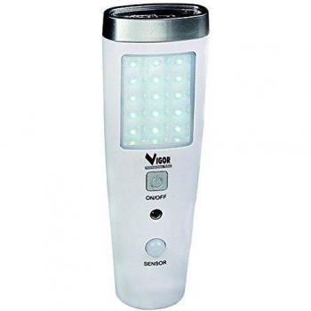 Lámpara de Emergencia Vigor Leon Li-Ion 5+15 LEDs