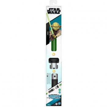 Hasbro Star Wars Lightsaber Forge Yoda Sable de Luz Electrónico Personalizable Verde