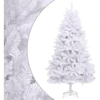Árbol de Navidad artificial con bisagras y soporte blanco 300cm