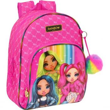 Mochila Infantil Adaptable con Carro Rainbow High - Safta