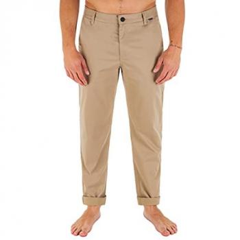 Pantalones Dri-fit Worker Hurley para hombre, color beige, tipo casual, talla 31