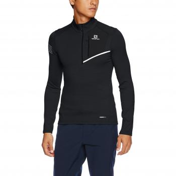 SALOMON Fast Wing Mid M - Camiseta, Hombre, Negro