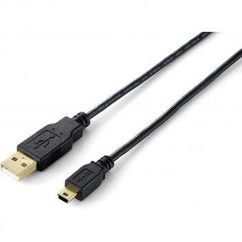 Cable USB 2.0 A a Mini-USB B de 3 m, Negro