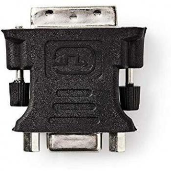 Adaptador de cable DVI-I 24+5-Pin VGA Negro