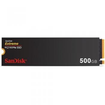 SanDisk Extreme SSD 500GB M.2 2280 PCIe Gen 4 NVMe con Velocidad de Lectura hasta 5150 MB/s