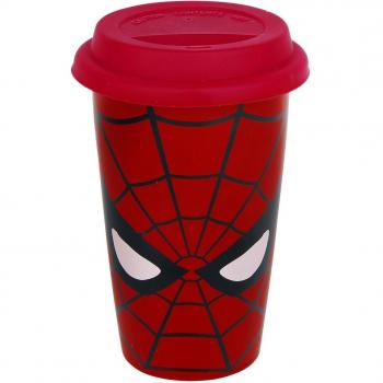 Spiderman Eyes Marvel Comics Avengers Red Travel Coffee Gift Mug Cup Official