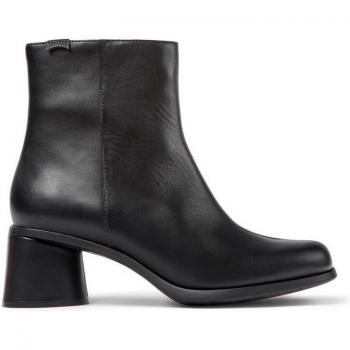 Camper Kiara Women's Black Leather Ankle Boots, Size 39