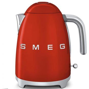 SMEG Hervidor KLF03RDEU, 2400 W, 1.7 litros, 44 Decibeles, Acero Inoxidable, Rojo