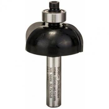 Bosch 2 608 628 364 - Fresas para medias cañas - 8 mm, R1 10 mm, D 32,7 mm, L 14 mm, G 55 mm