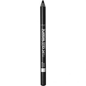 Rimmel London Scandaleyes Waterproof Kohl Kajal Eyeliner, 001 Black