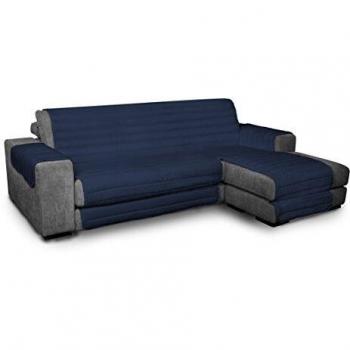 Datex Funda cubre sofà Elegant Azul Oscuro 240cm