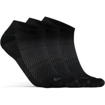 Calcetines Craft Core Dry Footies 3 Pares, color negro, tallas 46-48