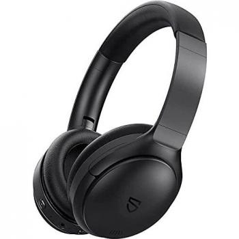 Auriculares Inalámbricos Diadema, SoundPEATS A6 Auriculares Bluetooth 5.0 Reducción de Ruido Activo SupraAuricular con Micrófono Audio Estéreo, Ligero y Plegable, 30 Horas de Automonía