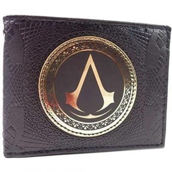 Cartera de Ubisoft Assassins Creed Insignia de oro Negro