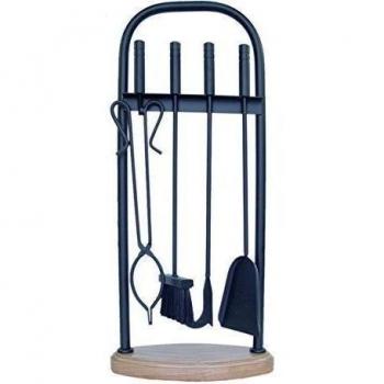 Imex El Zorro 12003-N - Pack de 4 piezas para chimenea arco, color negro