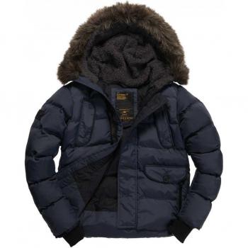 Superdry Parka azul oscuro XXL