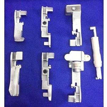 yeqin (TM) coser Serger juego de 6 pies prensatelas para Singer 14 cg754 14SH654 14SH754 14hd854 14U555 14u557 + aguja enhebrador