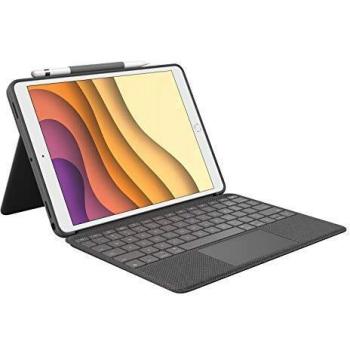 Logitech Combo Touch para iPad Air 3. Gen./iPad Pro 10,5 Gris QWERTZ Alemán