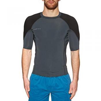 Camiseta de neopreno O'Neill Reactor II 1mm S/S en color gris y negro, talla L
