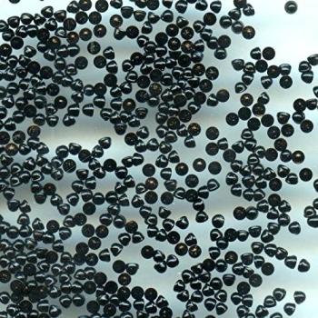 2099/4/* * * 2 mm/N * * * 80 brillantes Swarovski, cónicas, parte superior liso, 2 mm, Jet