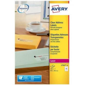 Avery-Adhesivos/Etiquetas Avery L7563-25 99,1 x 38,1 mm