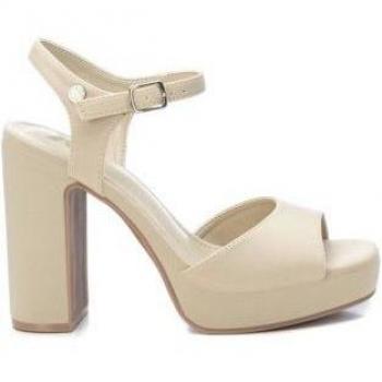 Sandalias Xti beige con altura de tacón 11cm