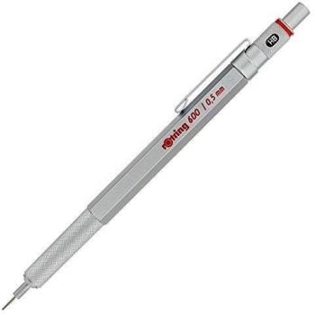 Rotring 600 - Portaminas con caja de regalo, color plateado