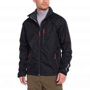 Chaqueta Helly Hansen Crew Negra para Hombre - Chaqueta Intermedia de Entrenamiento