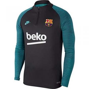NIKE Dri-Fit FC Barcelona Strike Camiseta de Manga Larga, Hombre, dk Smoke Grey/dk Smoke Grey/Cabana, XL