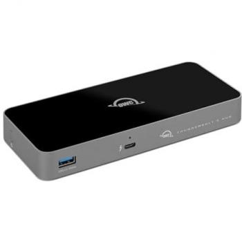 OWC Thunderbolt 5 Hub with 3 Thunderbolt Ports, USB-A, 8K Display Support, 140W Power Delivery