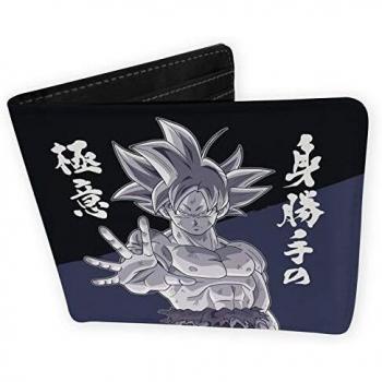Dragon Ball Super - Ultra Instinct Unisex Cartera Negro/Lila, Poliuretano,