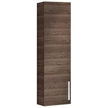 Módulo Columna Roca Prisma 1200mm Blanco Brillante y Fresno Texturizado