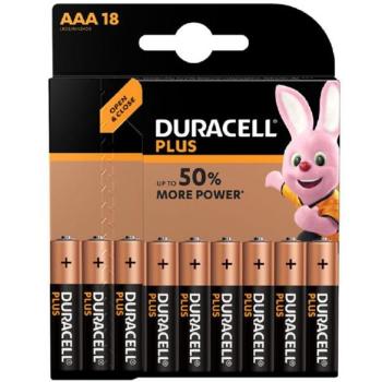 Duracell Plus Power Alkaline AAA Batteries LR03 18-Pack