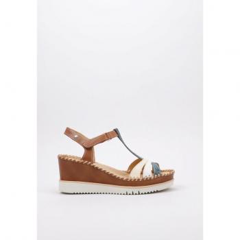 Sandalia con cuña Pikolinos Aguadulce W3Z-1776C1 mujer Verde 38