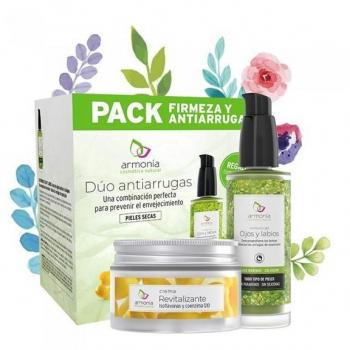 Armonia Pack Dúo Antiarrugas Crema Revitalizante 50ml + Contorno de Ojos y Labios 30ml