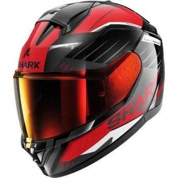 Casco Integral Shark Ridill 2 Berserk Negro-Antracita-Rojo